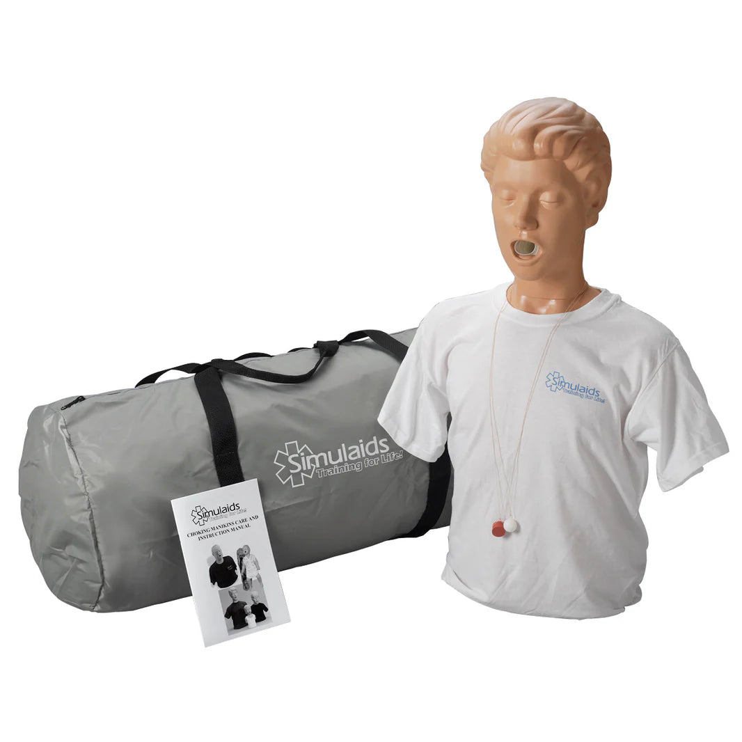 Choking Manikin With Carry Bag