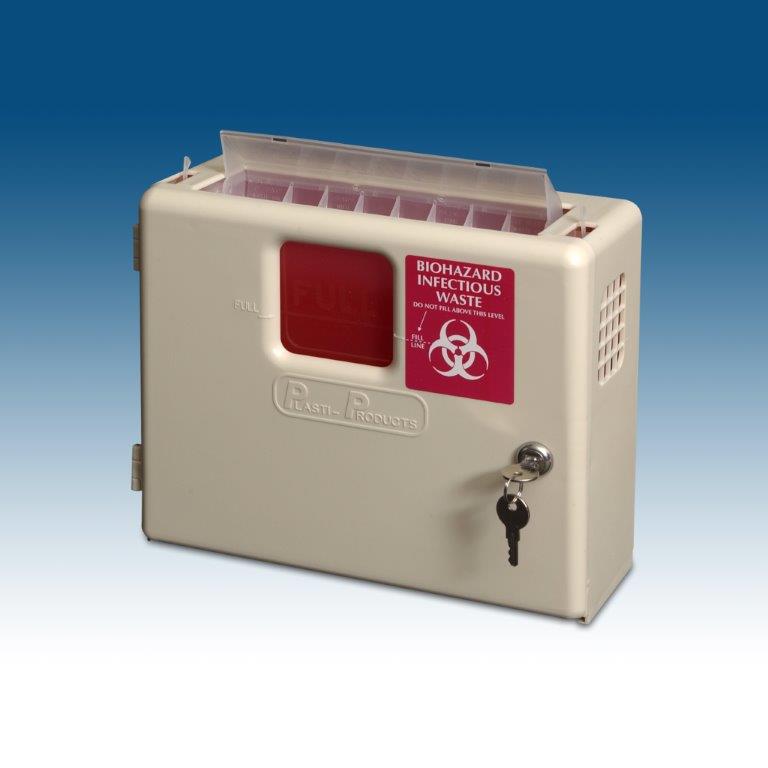 Sharps Locking Wall Cabinet