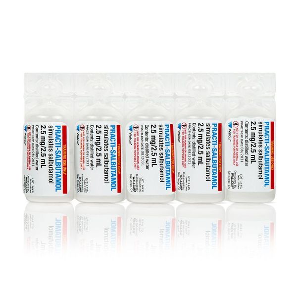 Practi-Salbutamol 2.5 mg/2.5 mL Clear Nebule. Distilled Water