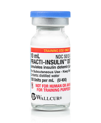 Practi-Insulin Detemir™ U-100 (Levemir®) 1,000 units/10 mL Vial