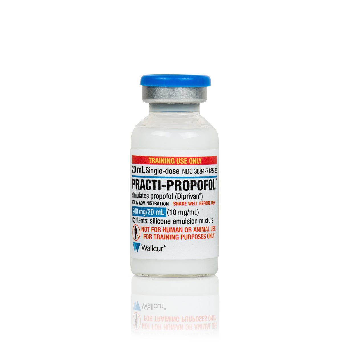 Practi-Propofol 20 mL. (200 mg/20 mL Vial) Silicone Emulsion Mixture