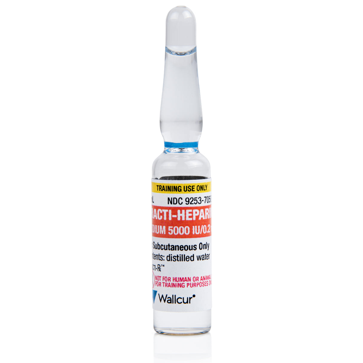 Practi-Heparin Sodium (5,000 IU/0.2 mL ) 2mL Ampule (for training)