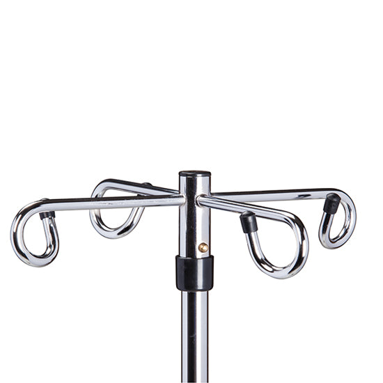 Six-Leg, 4-Hook Infusion Pump Stand