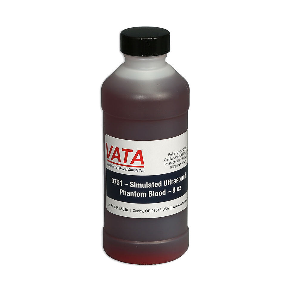 Simulated Ultrasound Blood 8 Oz Bottle