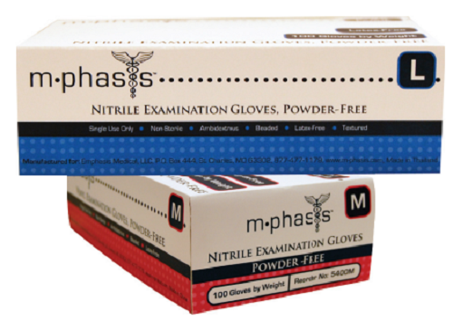 Glove Exam Nitrile, XS, Powder Free