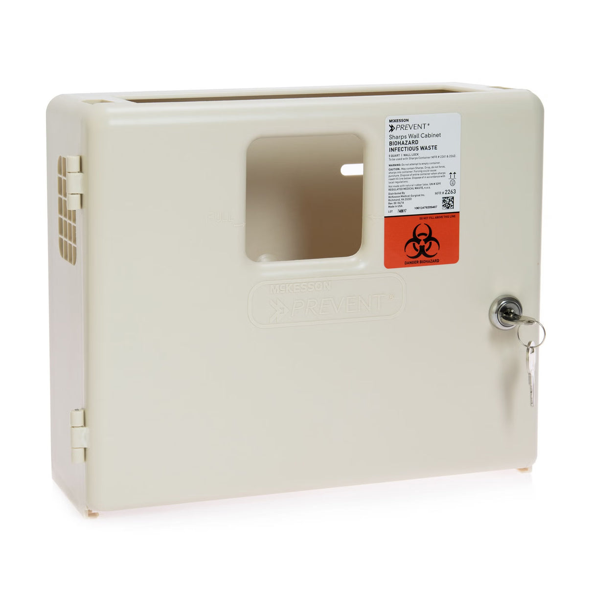 Prevent® Sharps Wall Cabinet