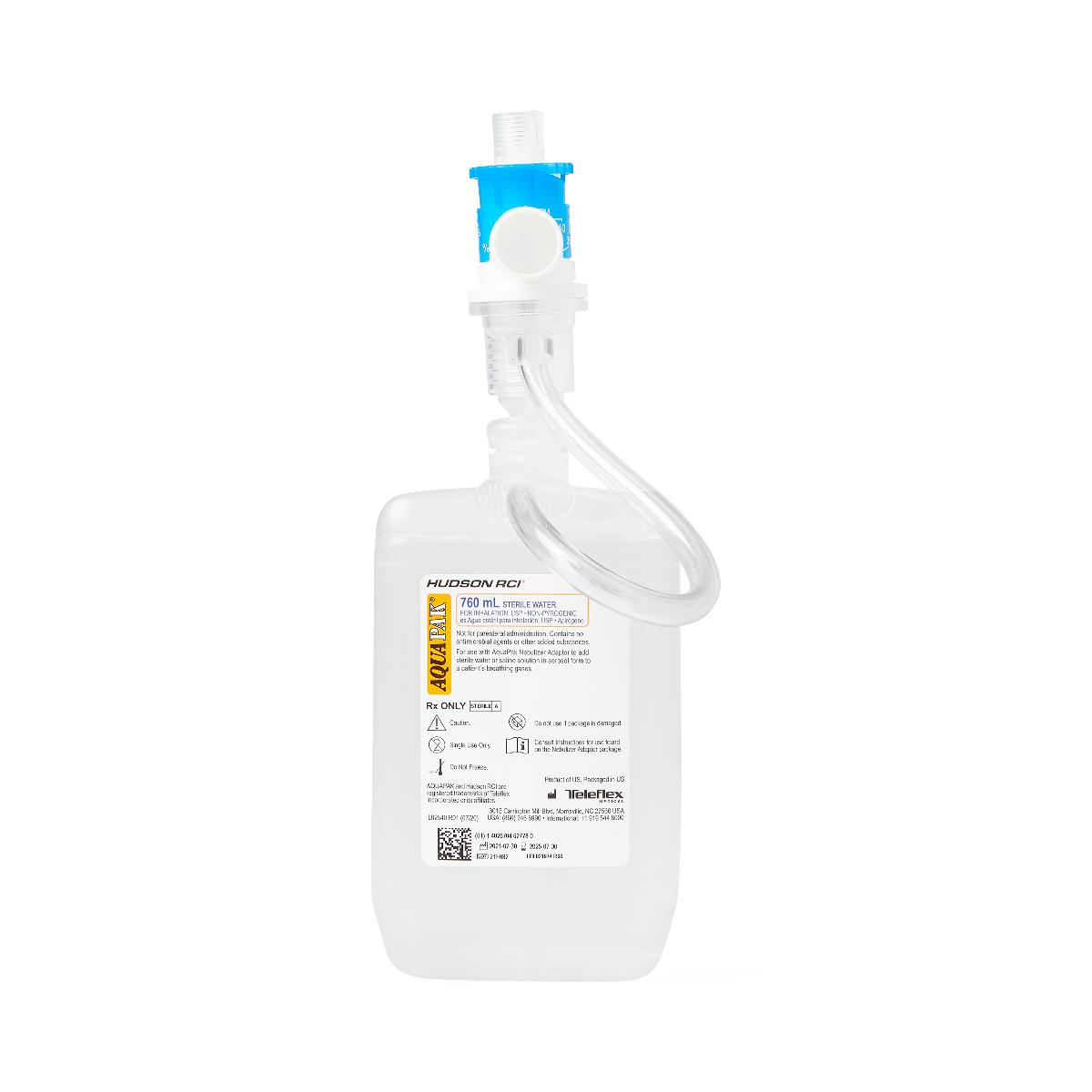 AquaPak Prefilled Nebulizer with Sterile Water and 033 Adapter
