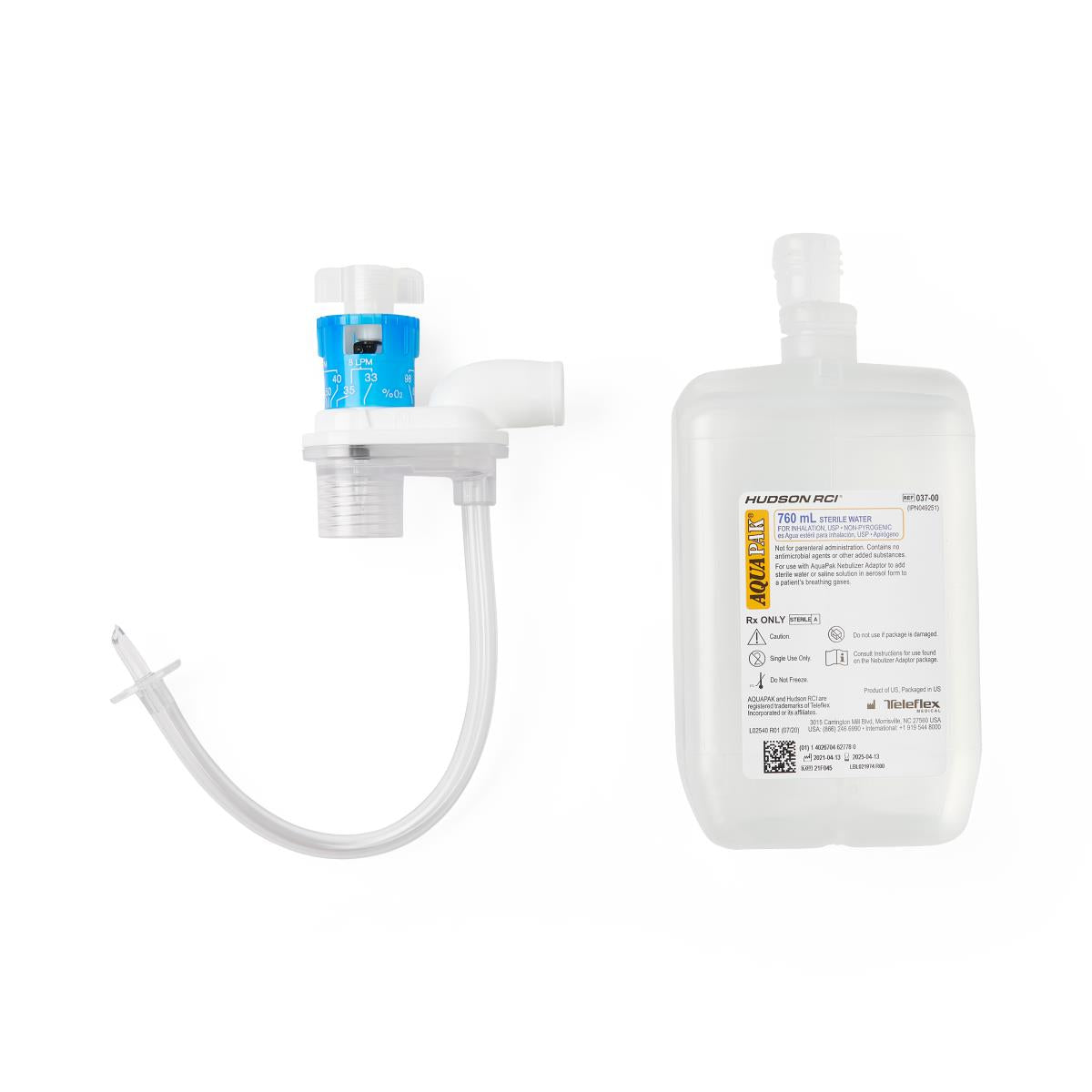 AquaPak Prefilled Nebulizer with Sterile Water and 033 Adapter