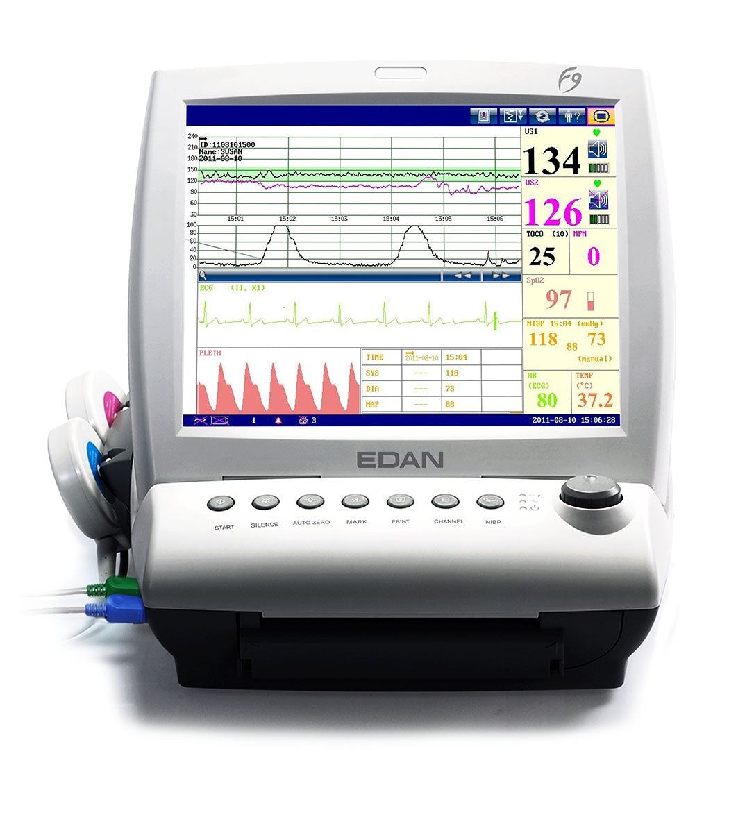 F9 Express Fetal & Maternal Monitor with DECG/IUP