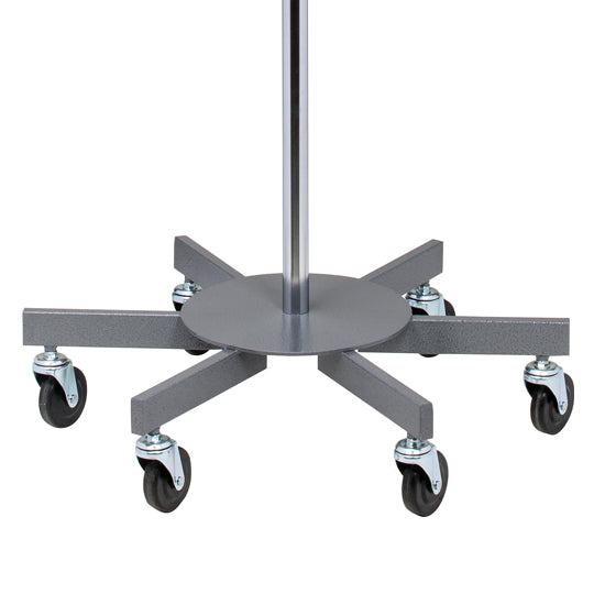 Six-Leg, 4-Hook Infusion Pump Stand