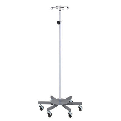 Six-Leg, 4-Hook Infusion Pump Stand