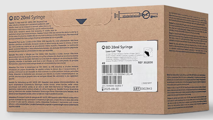 BD Luer-Lok™ Syringe only, Disposable