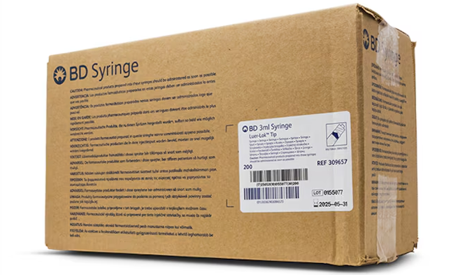 BD Luer-Lok™ with Graduations, Syringe only