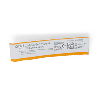 SafetyGlide™ Needle 25 G x 5/8 in.