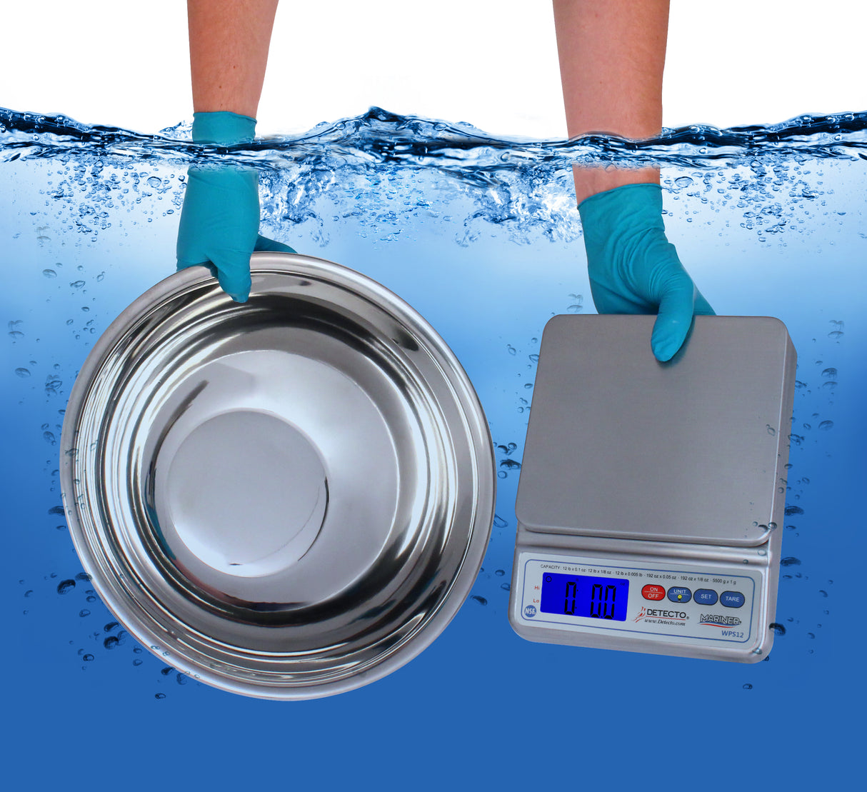 WPS12UT Digital Scale with Utility Bowl