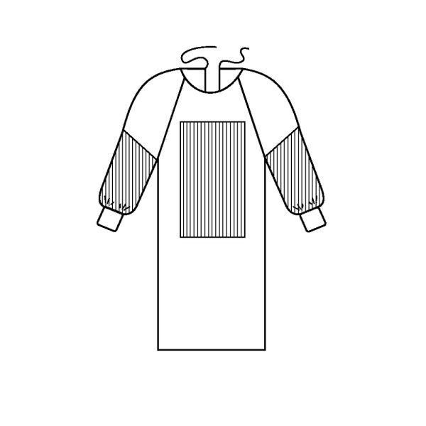 EVOLUTION* 4 Tie-Back Fabric-Reinforced Surgical Gown