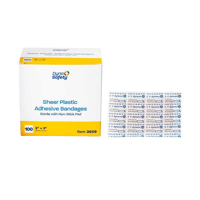 Sheer Plastic Adhesive Bandages — Sterile
