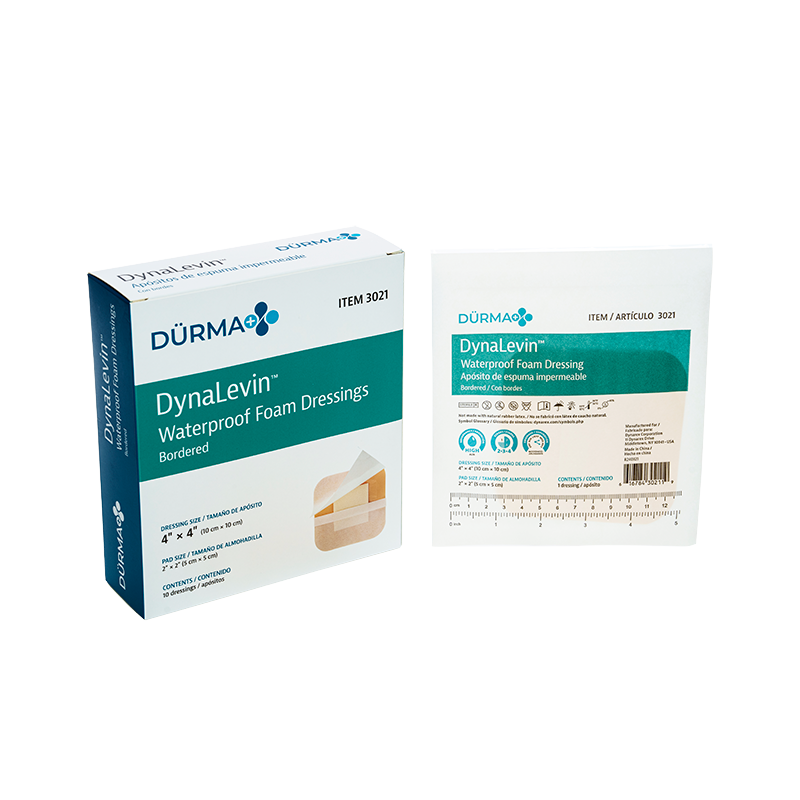 DynaLevin™ Waterproof Adhesive Bordered Foam Dressings