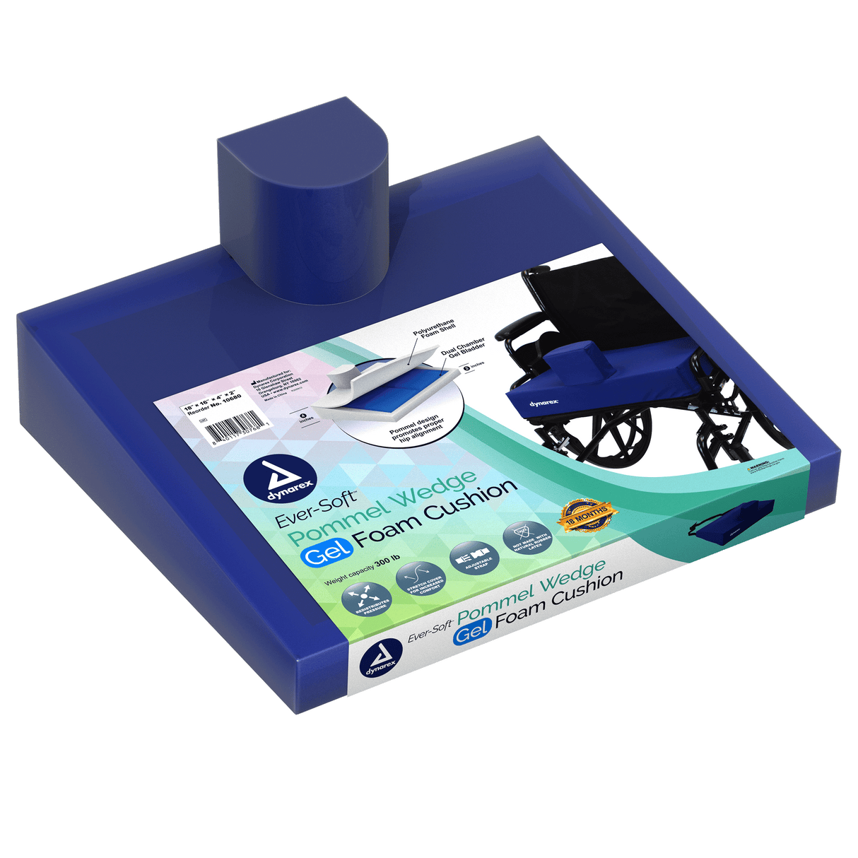Ever-Soft Pommel Wedge Gel-Foam Cushions
