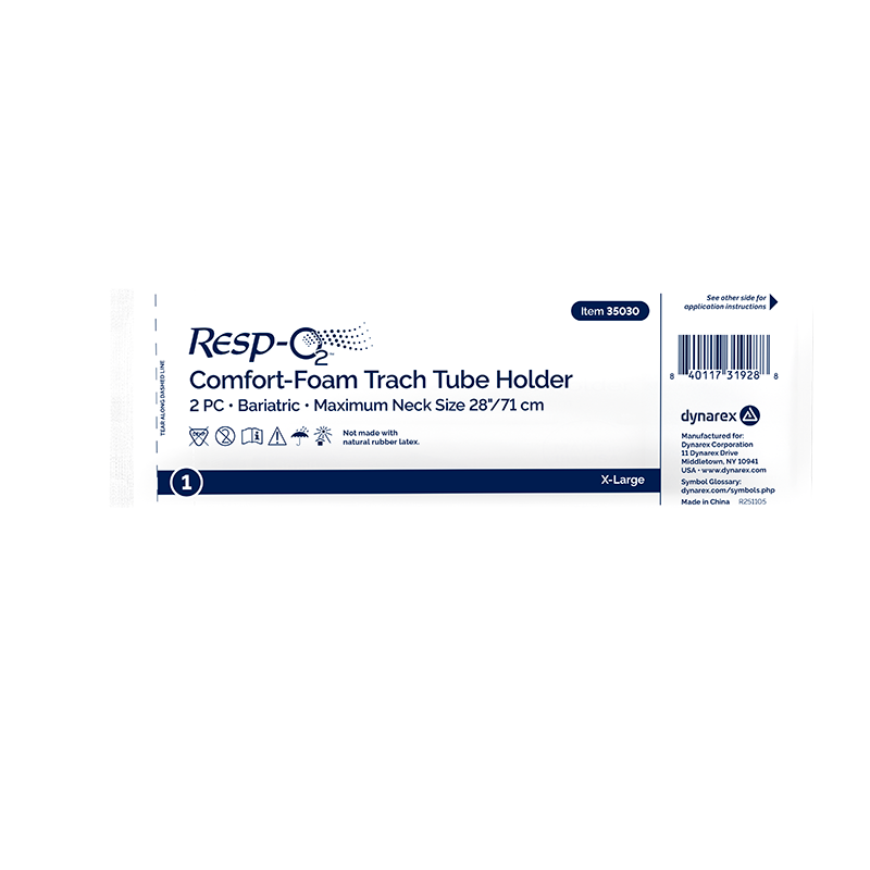 Comfort-Foam Trach Tube Holders