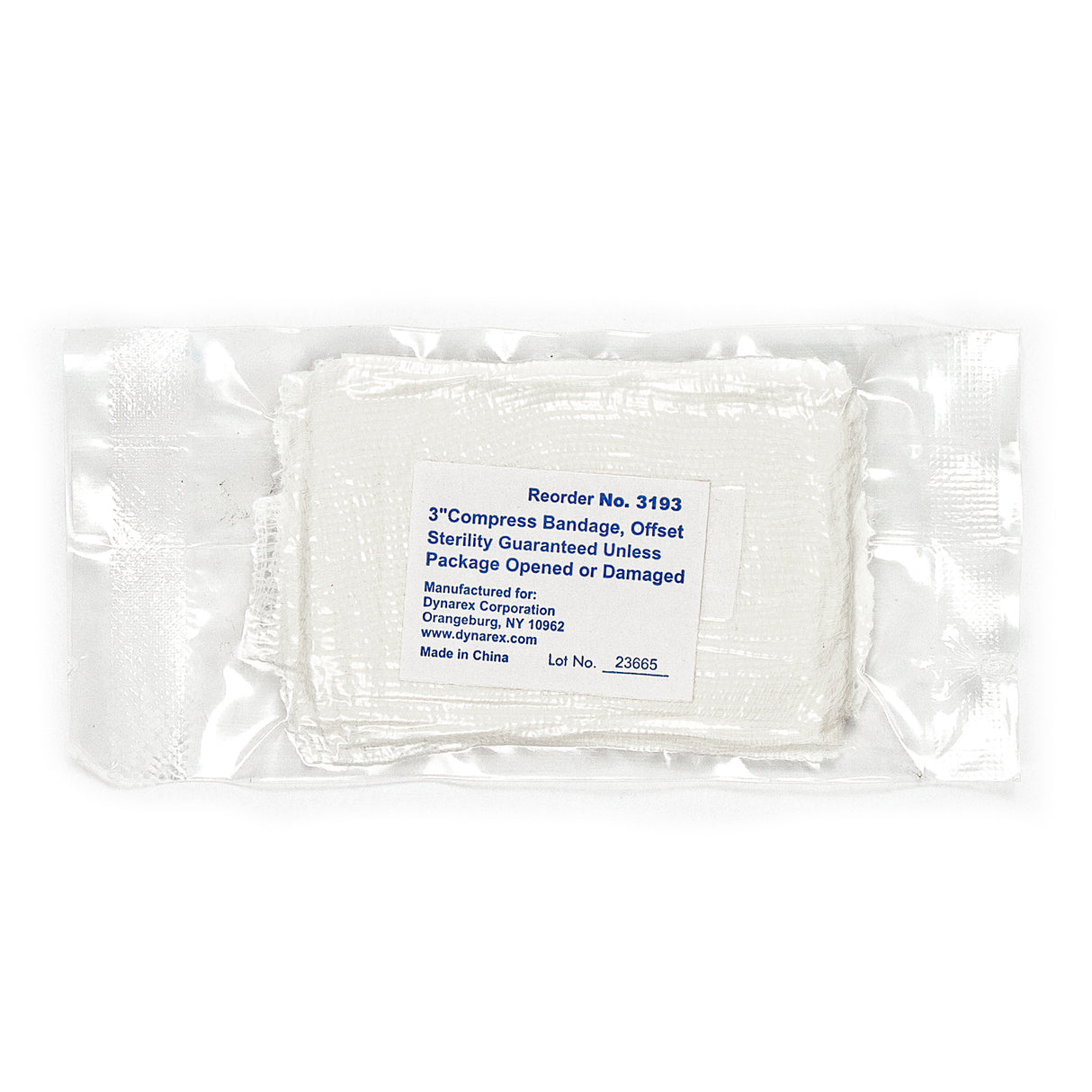 Compressed Bandages and Rolls