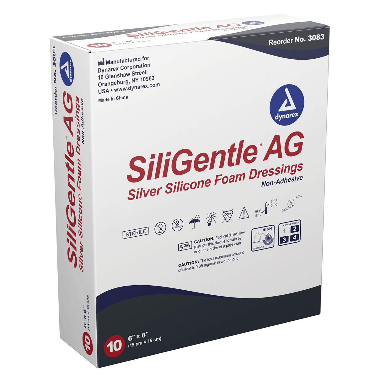SiliGentle™ AG Silicone Foam Dressings