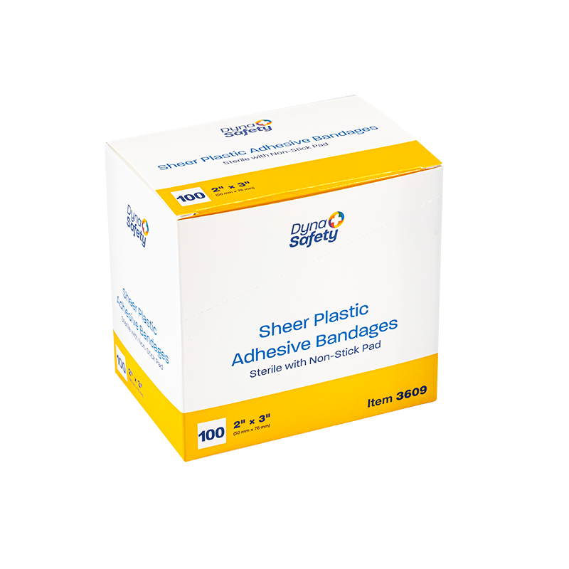Sheer Plastic Adhesive Bandages — Sterile