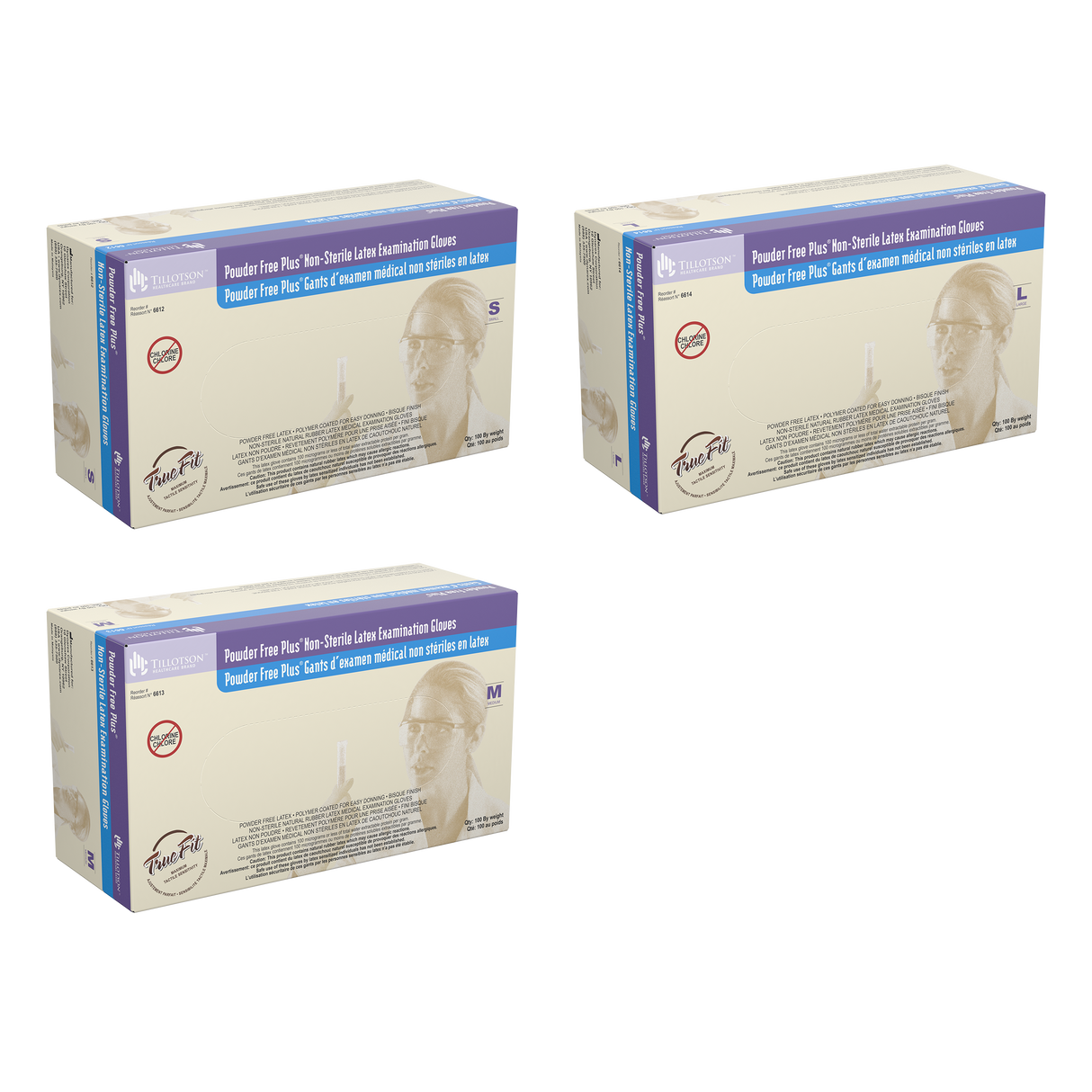 Powder-Free Plus Latex Exam Gloves