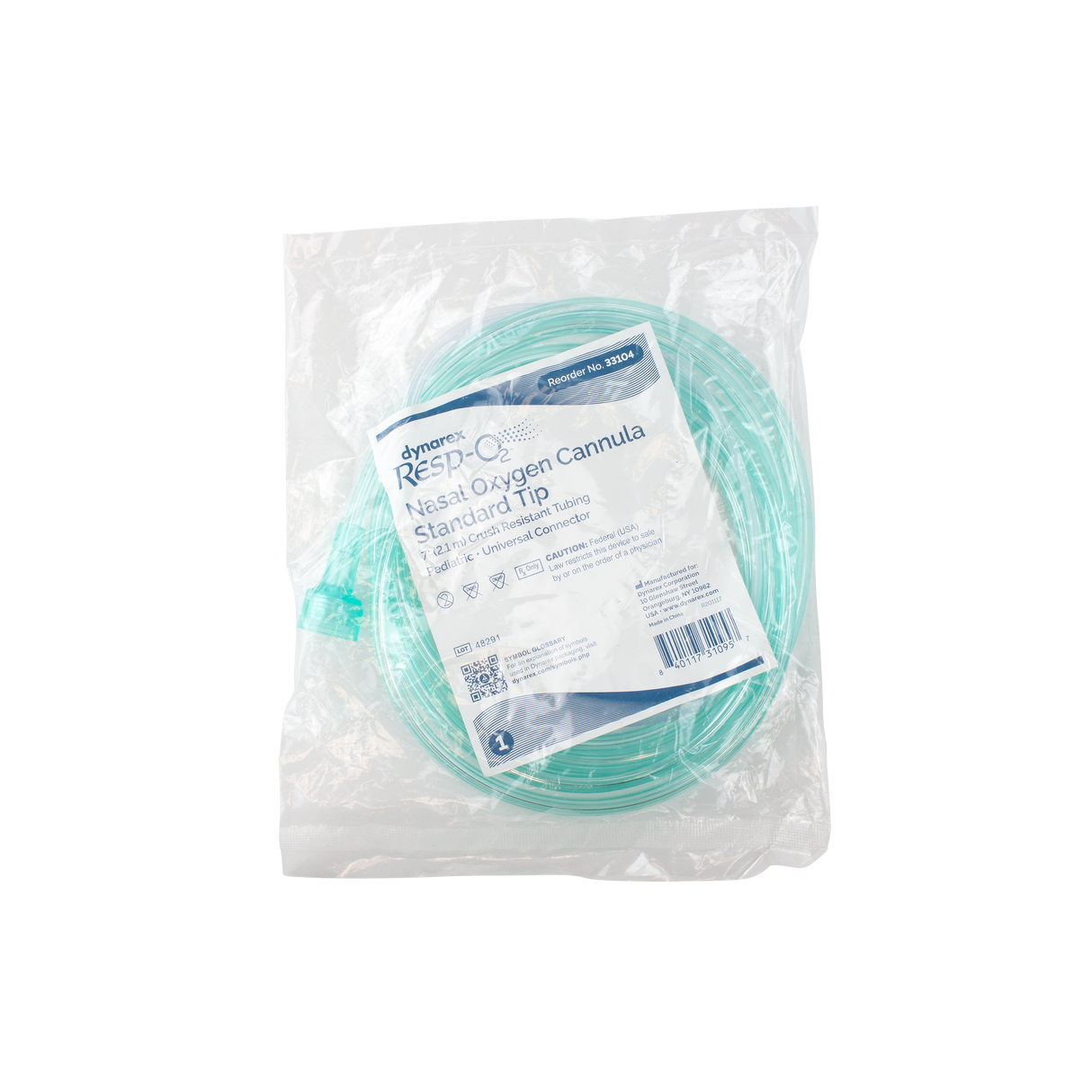Nasal Oxygen Cannula - Standard Tip