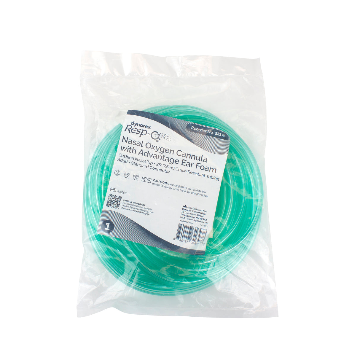 Nasal Oxygen Cannulas - Cushion Tip w/ Advantage Ear Foam