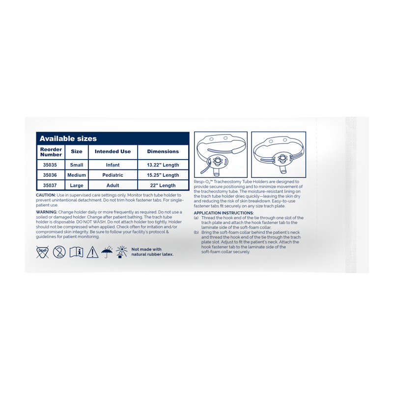 Soft-Foam Trach Tube Holders