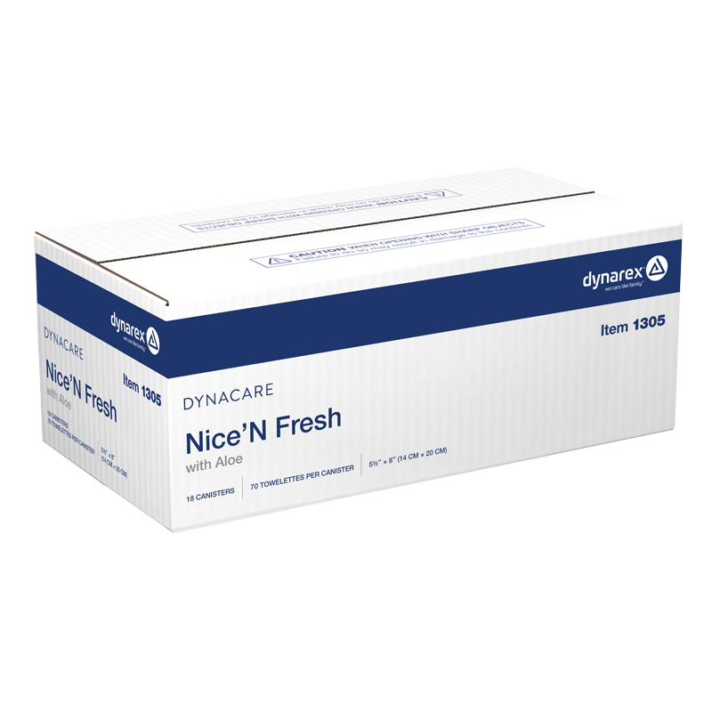 Nice'n Fresh Towelette 5.5" x 8" 70 wipes/canister