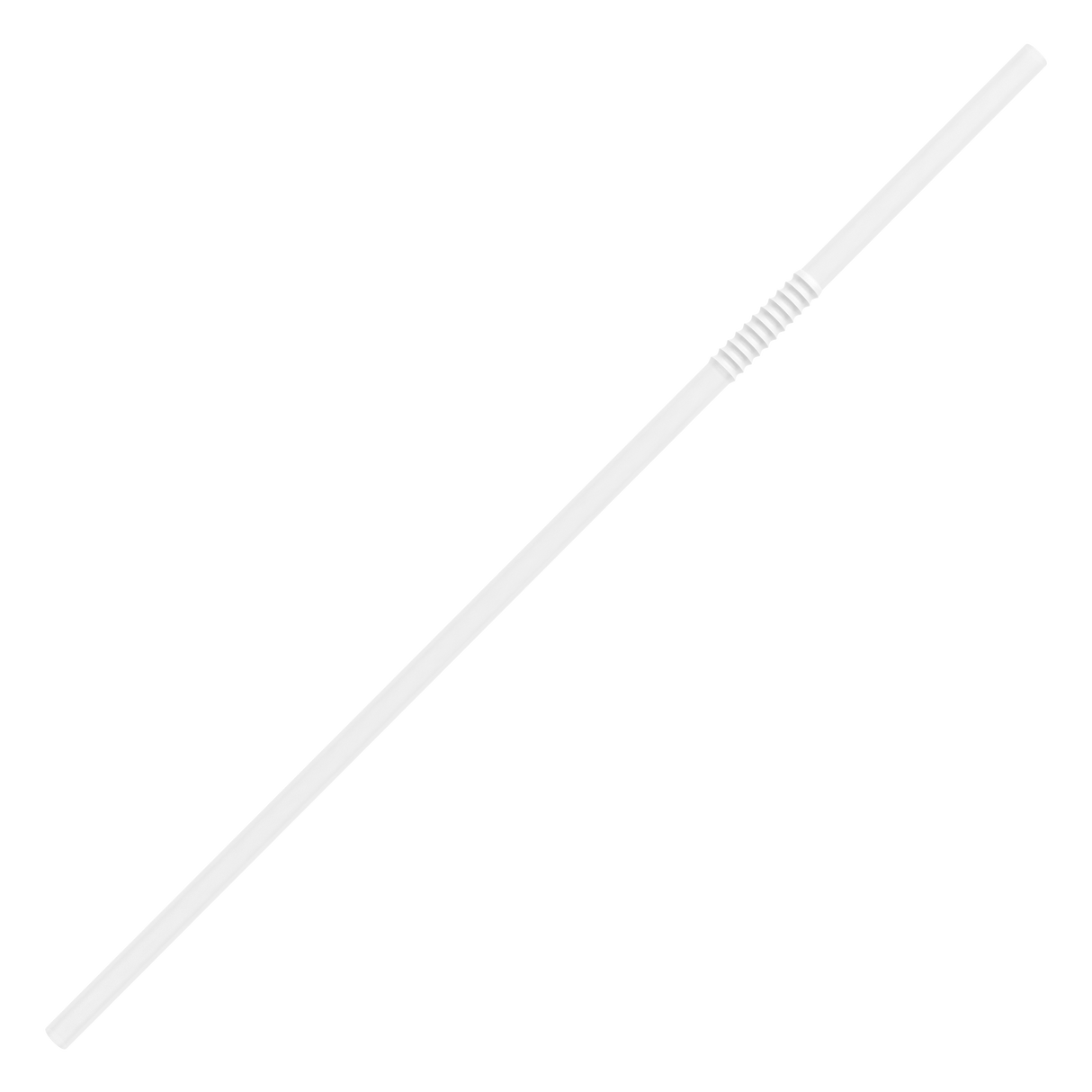 Flexible Plastic Drinking Straws 7 3/4in (Length)