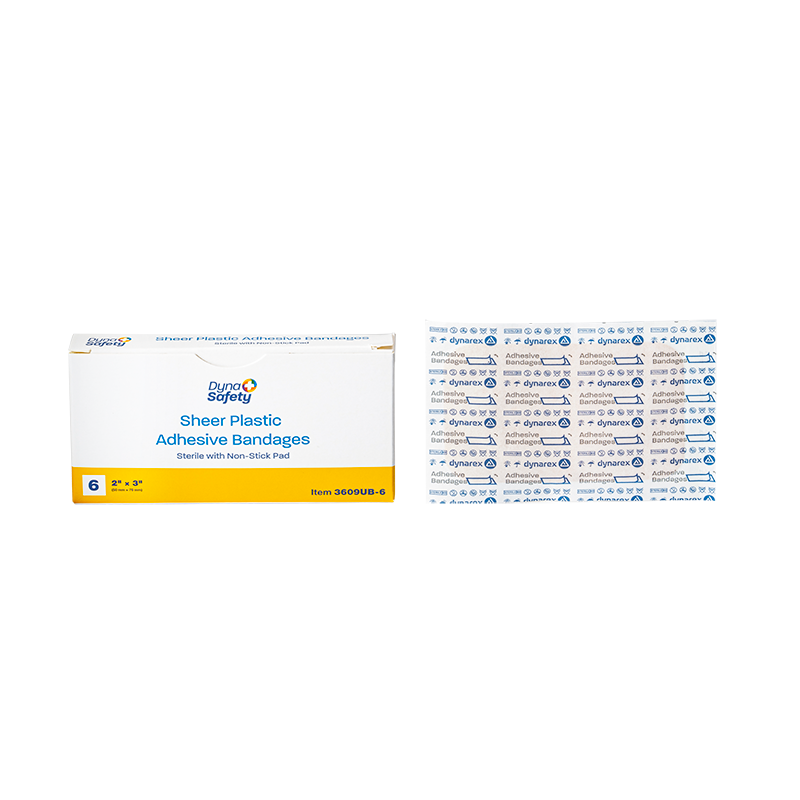 Sheer Plastic Adhesive Bandages — Sterile