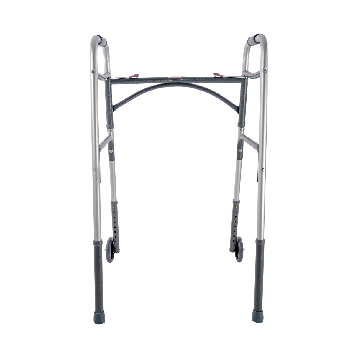Bariatric Dual Release Folding Walker with Wheels