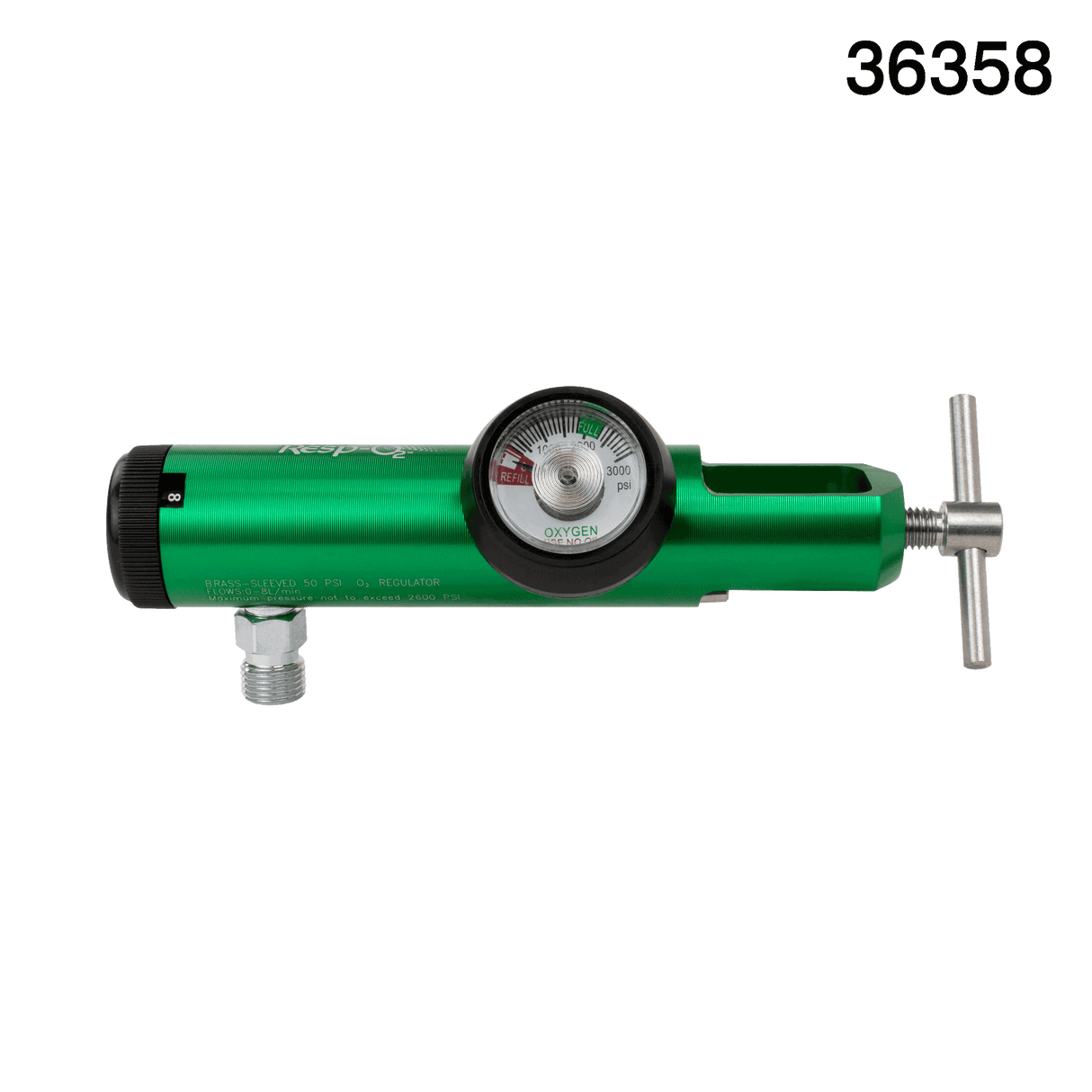 CGA 870 Style Oxygen Regulators & Wrench