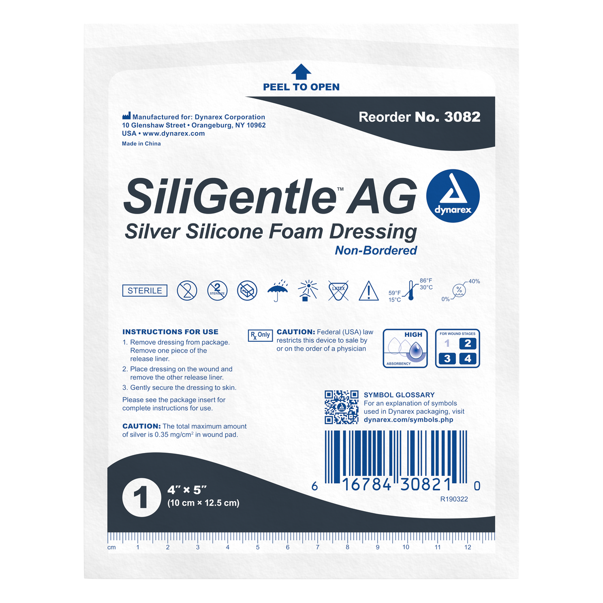 SiliGentle™ AG Silicone Foam Dressings