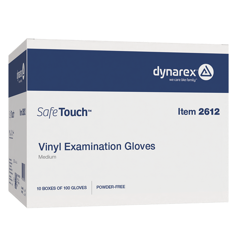 Safe-Touch Vinyl Exam Gloves, Powder-Free