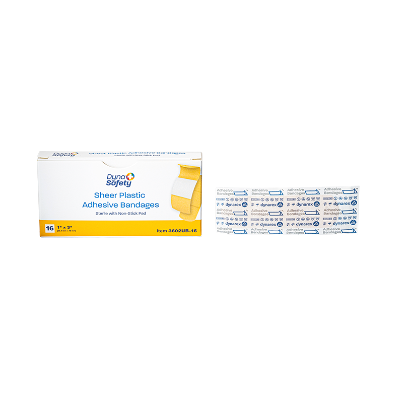 Sheer Plastic Adhesive Bandages — Sterile