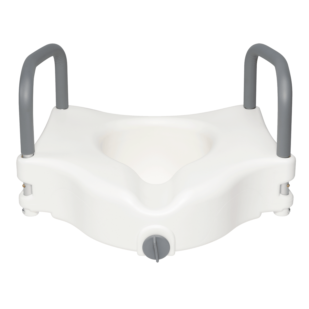 Locking Raised Toilet Seat with Arms