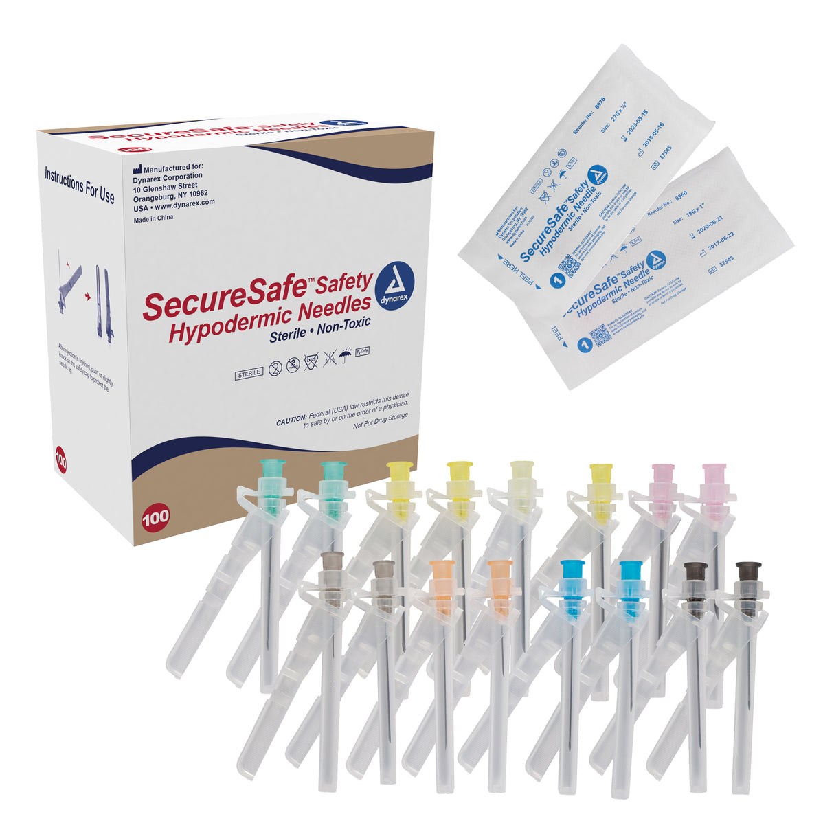 SecureSafe™ Safety Hypodermic Needles