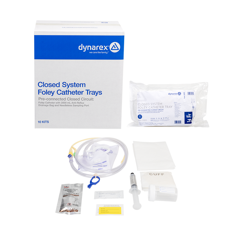 Closed System Foley Catheter Trays
