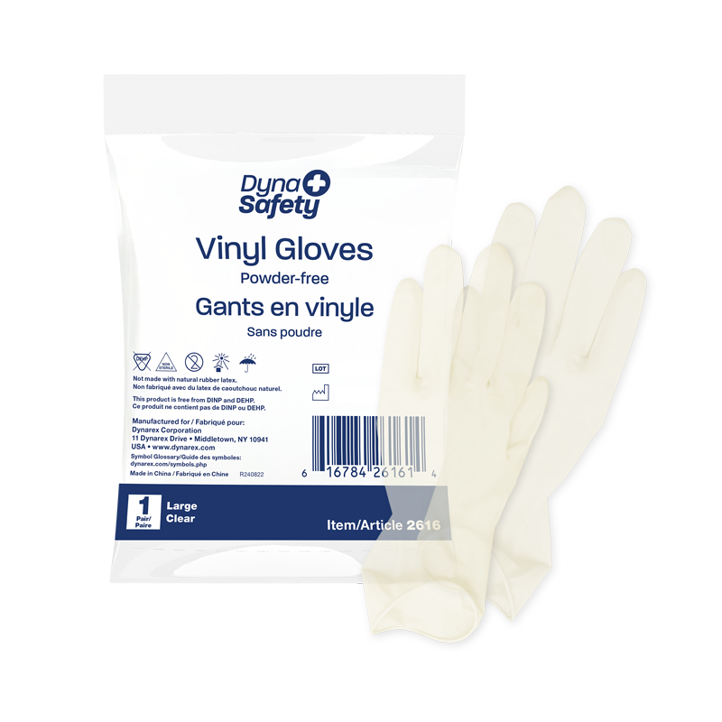 Vinyl Gloves in a Bag, Powder-Free