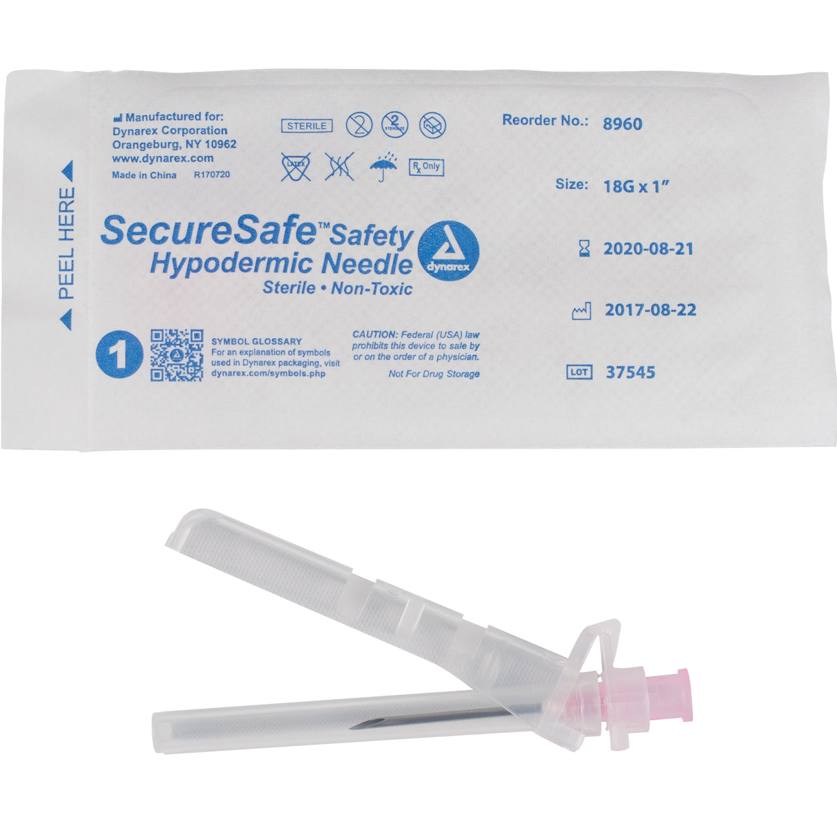 SecureSafe™ Safety Hypodermic Needles