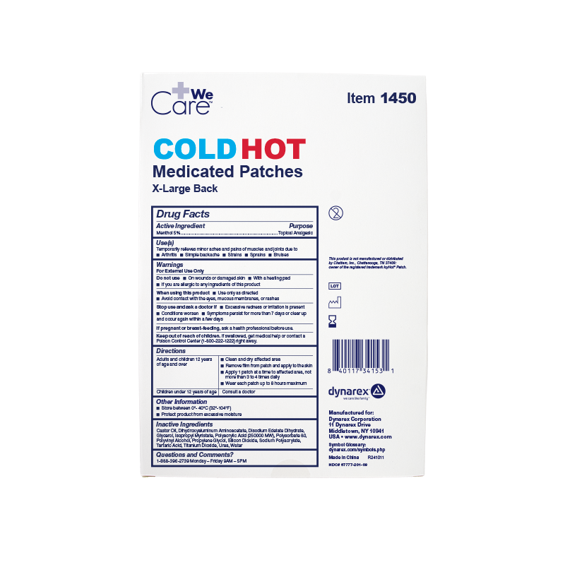 Cold Hot Medicated Patches