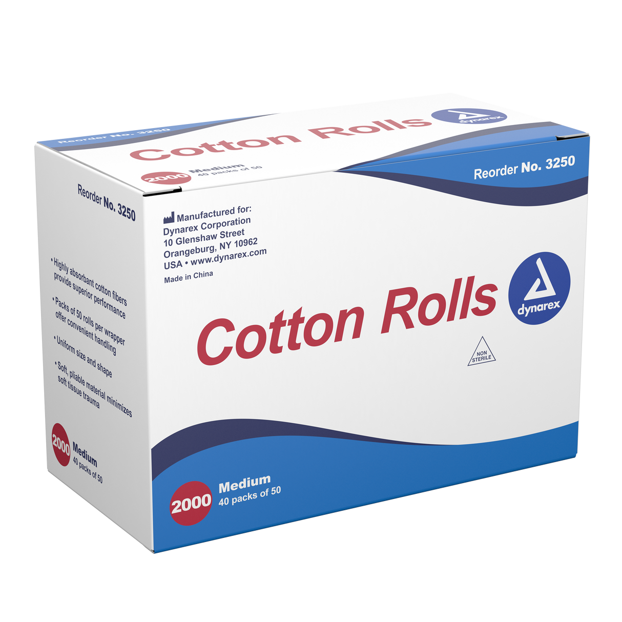 Cotton Rolls #2 Medium