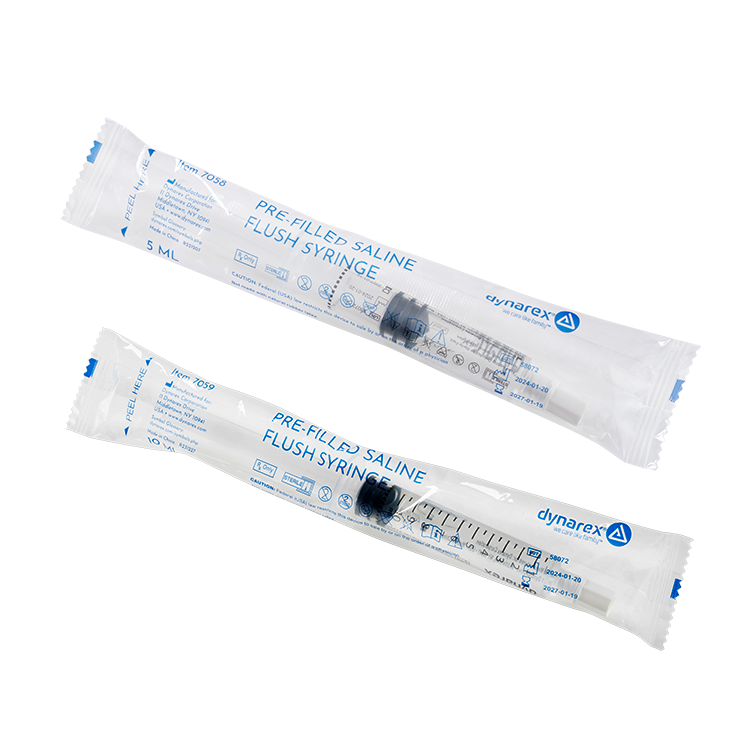 Pre-Filled Saline Flush Syringes