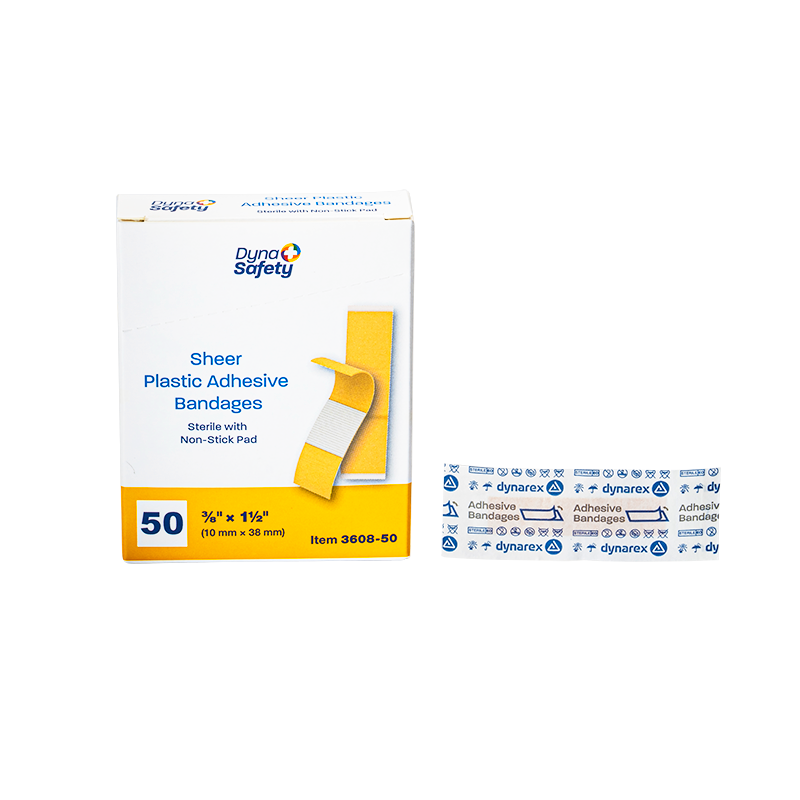 Sheer Plastic Adhesive Bandages — Sterile