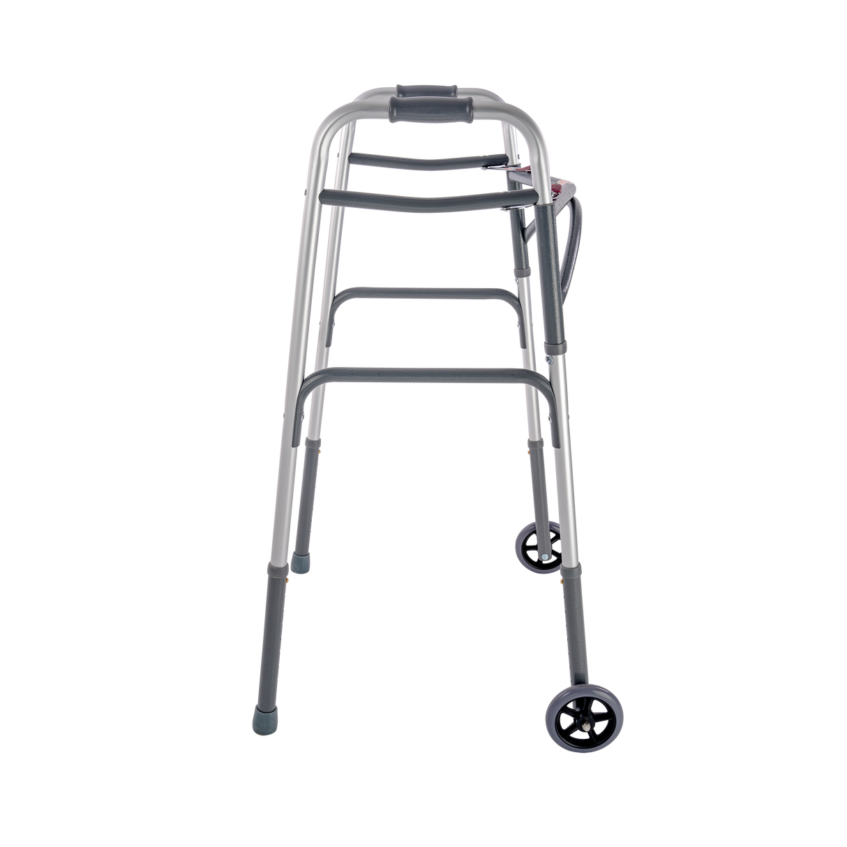 Bariatric Dual Release Folding Walker with Wheels