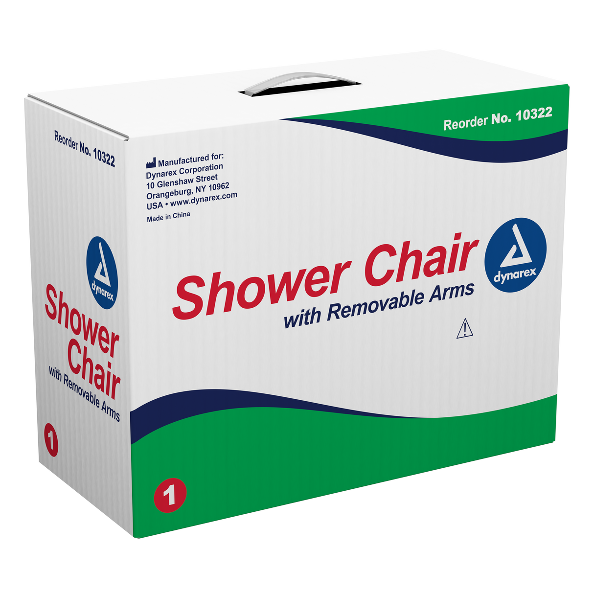 Shower Chair with Removable Back and Arms